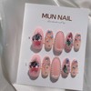 MunNail Pink Heart Nail Tips - Long Point / MunNail