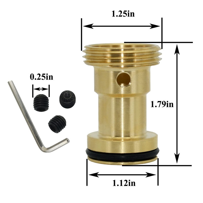 2 Pack RP33794 Tub Spout Adapter for Slip On Diverter,