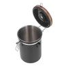 Coffee Canister 1.8L Stainless Steel Airtight Coffee Bean Storage Container