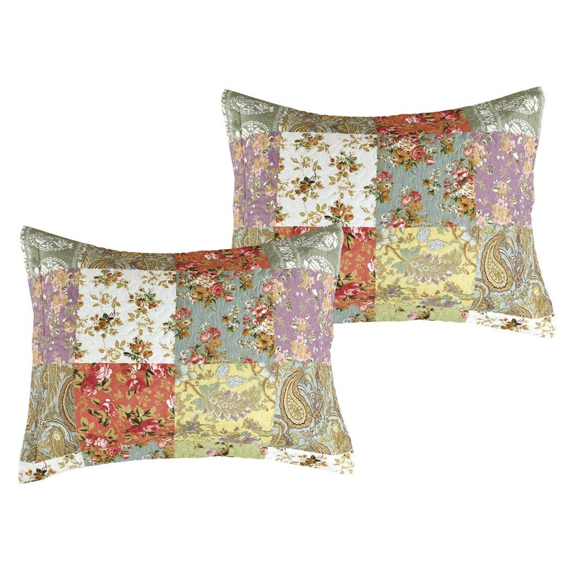 Legacy Decor 3 PCS Quilt Bedspread Coverlet Blue and White