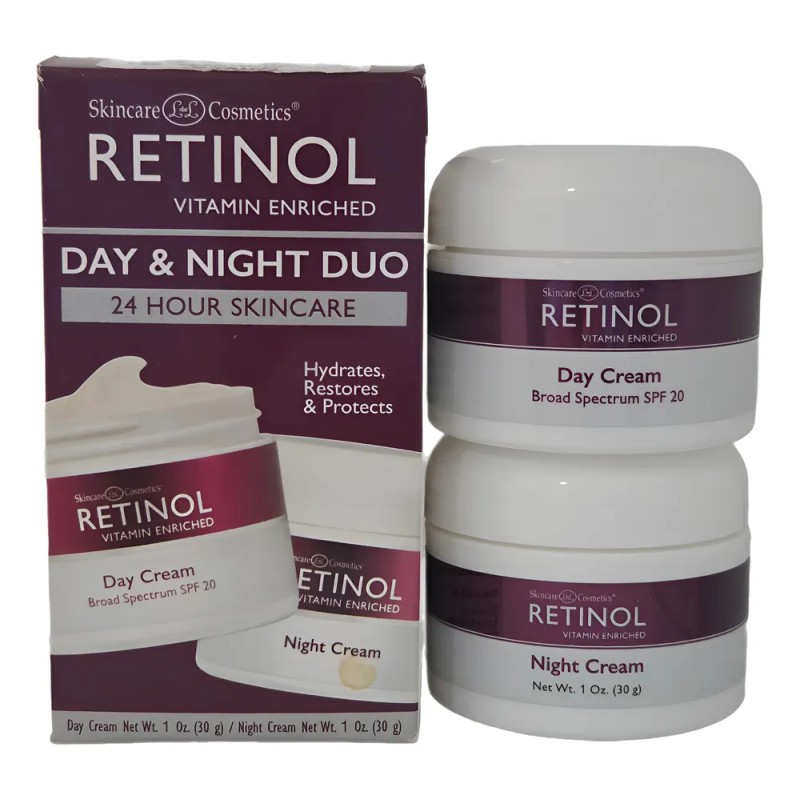 Retinol Day&night Duo 24h Skincare Antiarrugas Spf 20 2x30g