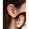 Agrewd Flat Back Cartilage Earring -G23 Solid Titanium Helix Earring