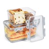 OTraki Bread Storage Container 2 Pcs Bread Boxs for Kitchen