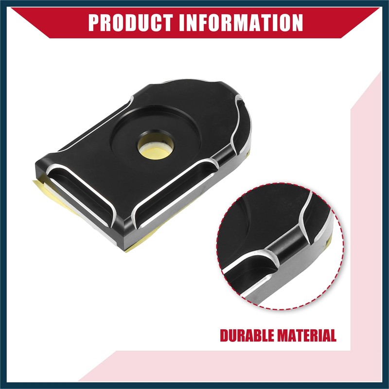 TUCKBOLD Motorcycle Seat Bolt with Knob Cover for Harley/Rear /