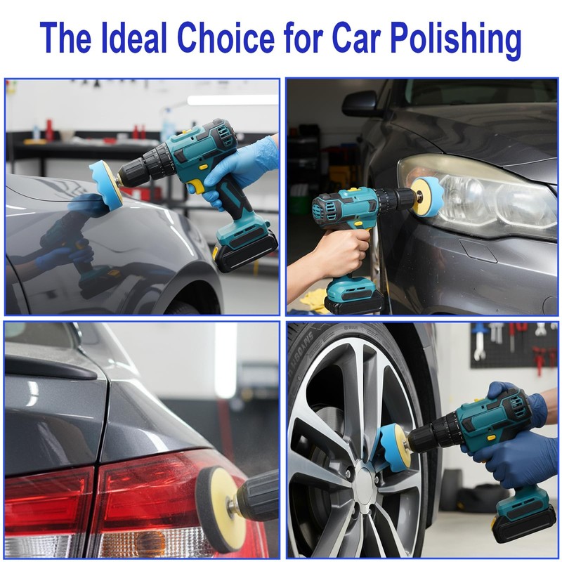 137Pcs 3 Inch Sanding Disc Polishing Kit, Headlight Restoration Kit