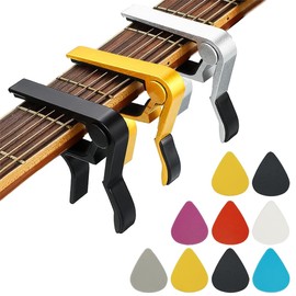 Guitar Capo, 3pack Capo for Acoustic Guitar,DanziX Universal Guitar Clamp Capo Electric Guitar Capo Clamp for Various Types Lightweight String Instrument