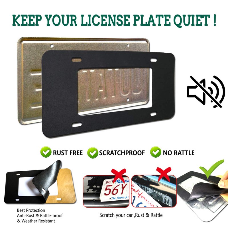 FBJTDQ Police Thin Blue Line License Plate Frame-American Flag Patriotic