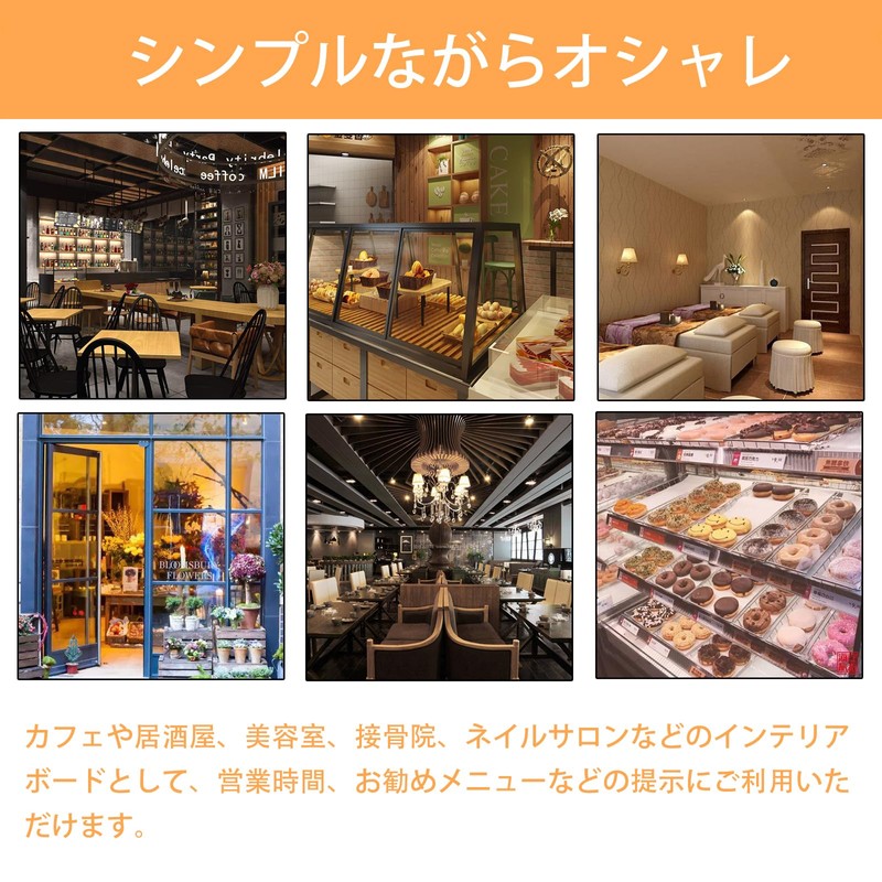 Pure Seek Chalkboard Chalkboard Wall Hanging Stylish Double Sided Black