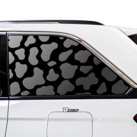 ClearSurface Fits Jeep Grand Cherokee 2022 2023 Window Leopard Cheetah Cow Paw Decal Sticker - Cow Print