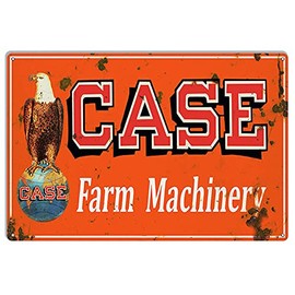 Case Farm Machinery Reproduction Large Country Metal Sign 16×24