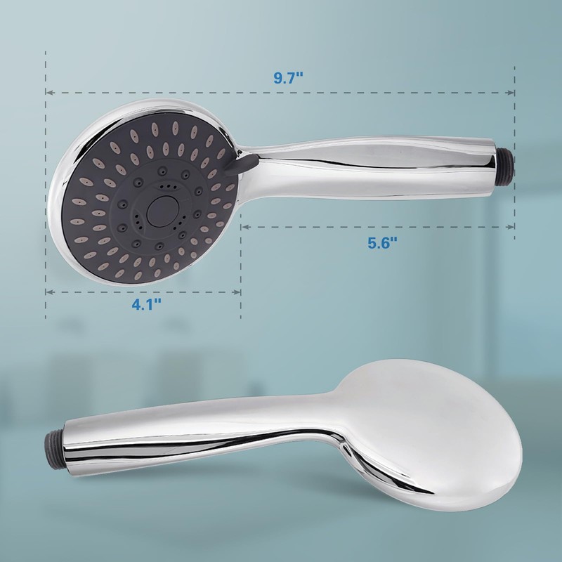 Briout Filtered Shower Head with Handheld, High Pressure 5 Spray