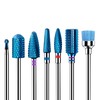MelodySusie Nail Cutter Attachments Set, 7x Premium Tungsten Carbide Attachments