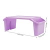 4Pcs Kids Lap Desk Tray, Plastic Breakfast Laptop Trays with