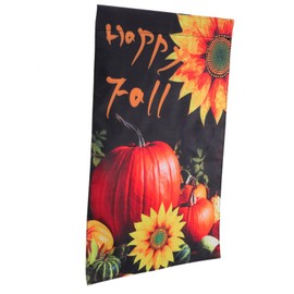 BESPORTBLE Autumn Harvest Flags Thanksgiving Day Door Flag Fall Porch Decor Harvest Themed Door Hanger Home Decoration Door Flag
