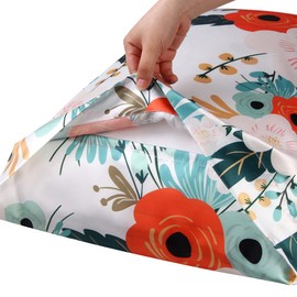 BEDELITE Satin Pillowcase for Hair and Skin Digital Printing, Super Soft Cooling Similar to Silk Pillow Cases 2 Pack with Envelope Closure, Gift for Women Men(Queen 20x30 Inch, Multicolor)