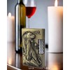 Soft Flame Lighter, Unique Engraved Tiger Eagle Metal Wheel Lighter，Refillable