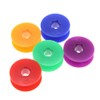 100 Pcs Plastic Bobbins Spools, Multicolor Empty Sewing Machine Bobbins