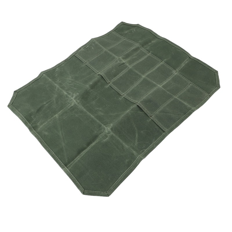 Chef Knife Roll Bag Portable Waterproof Waxed Canvas Knife Carrier