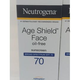 Neutrogena Age Shield Face Sunscreen Lotion SPF 70 3.0 oz x2 Exp 7/2024