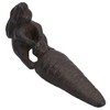 Rabbit with Carrot Door Stop Cast Iron Metal Rustic Doorstop