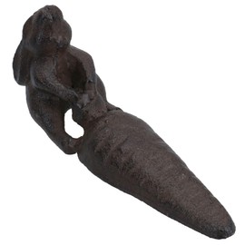 Rabbit with Carrot Door Stop Cast Iron Metal Rustic Doorstop Wedge House
