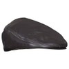 Men's Brown Real Soft Leather Ivy Beret Newsboy Gatsby Golf