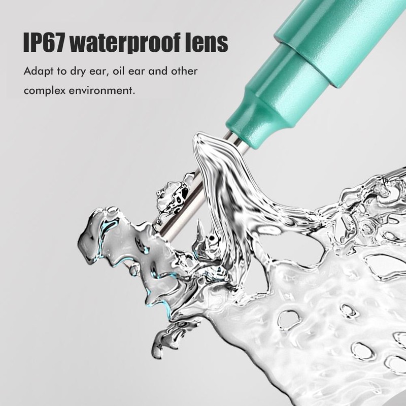 Ear Wax Removal Tool with Camera IP67 Waterproof 6 LED