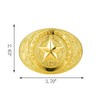 xinqida Texas Star Belt Buckle Western Cowboy Belt Buckle Novelty