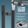 Ranbo 12" Door Pull Handle, 1.2mm 304 Stainless Steel, Matte