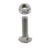 Hammer Screw T-Screw M8 35 mm Nut 8 for Aluminium