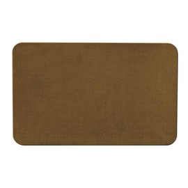 House, Home and More Skid-Resistant Carpet Indoor Area Rug Floor Mat - Bronze Gold - 3 Feet X 5 Feet