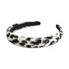 SXQLYH Headband Padded Leopard Print Fabric Headband - Headband Padded