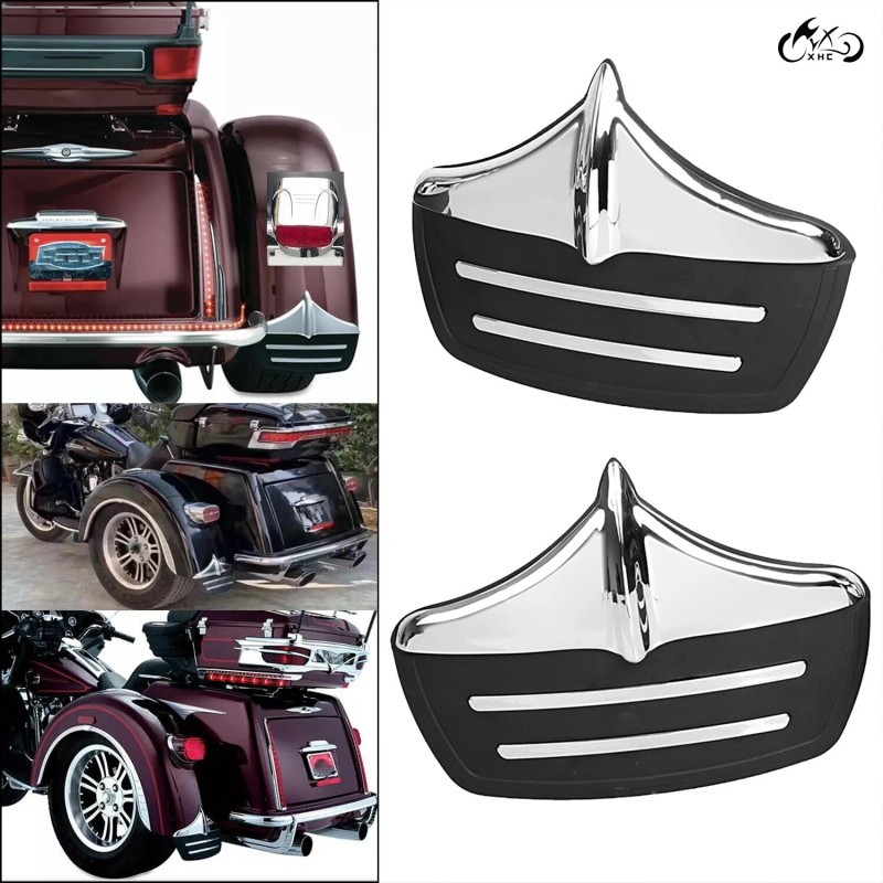 Unbranded Rear Fender Guard Accents Mud Flaps For Harley Tri