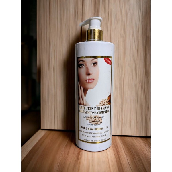 Luxe costmetics Lait teint diamant glutathione comprime Nourishing lotion 500ml