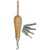 Invovart Lino Cutter Set with Wood Handle and 5 Cutters