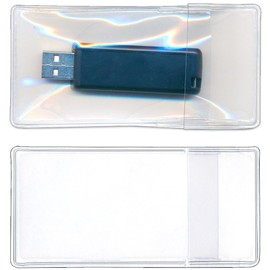 StoreSMART - Flash Drive Pocket with Flap - Peel & Stick - 50-Pack - STB1190SF-50