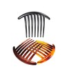 3 Pcs Plastic Hair Side Combs French Twist Comb Tortoise