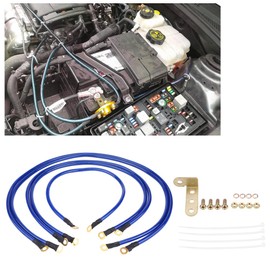 Car Grounding Kit, Universal PVC Grounding Wire Kit Auto Car Earth Cable System Ground Automotive Grounding Kit