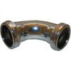 Pipe Fitting, Ell, 45-Degree, Slip Joint Elbow Ends, Chrome-Plated Brass,