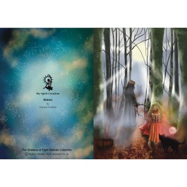'Mabon' - Magical, nature themed pack of 3 blank A5 greeting card featuring Pagan Goddess at Sabbat - multipack
