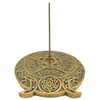 Nemesis Now Triple Moon Gold Incense Burner 5.4"