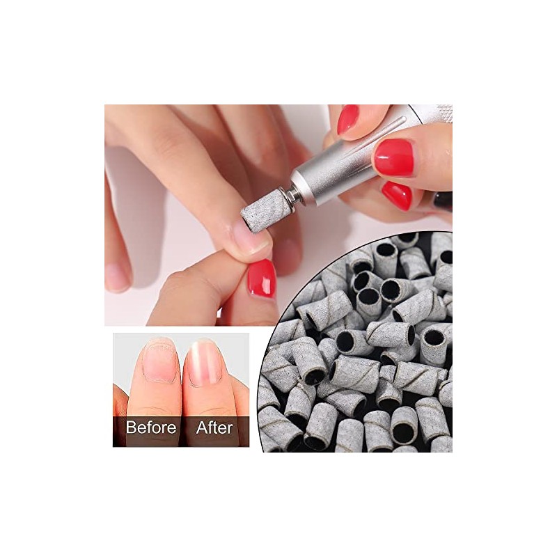 TP 100pcs Professional Sanding Bands Nail Manicure #240 Grit File
