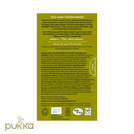 Pukka-Zitronen-Ingwer & Manuka-Honig-Tee 100% Bio 4 x 20 Beutel Vorteilsverpackung