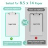 Macroclo Legal Size Clipboard, Teal 8.5 x 14 Clip Boards