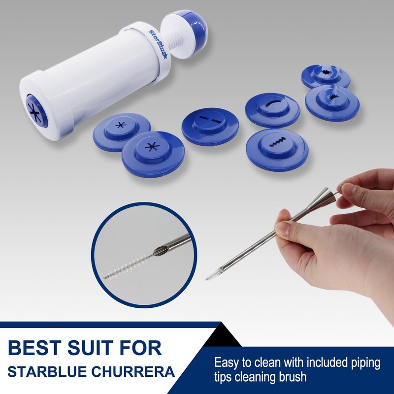 Churro Donut Filler by StarBlue - Reusable Piping Bag and