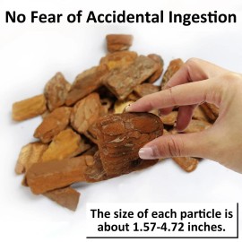 Hamiledyi Reptile Bark Bedding Tortoise Habitat Substrate Natural Terrarium B...