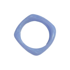 Pulsera gruesa y colorida de resina acrílica transparente para mujeres y adolescentes, Acrílico, Acrílico