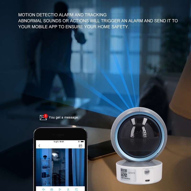 Surveillance Camera Wireless WiFi 1080P HD Security Monitor Camera For