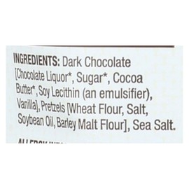UD Bark Thins Snacking Dark Chocolate Pretzel Case of 9 10 Oz-Sea Salt Sweet Milk Chocolate Flavor