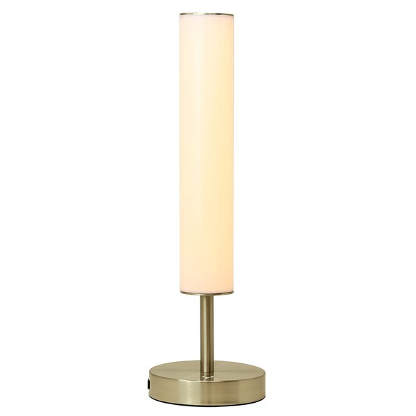 O’Bright Dimmable LED Cylinder Table Lamp with USB Charging Port,